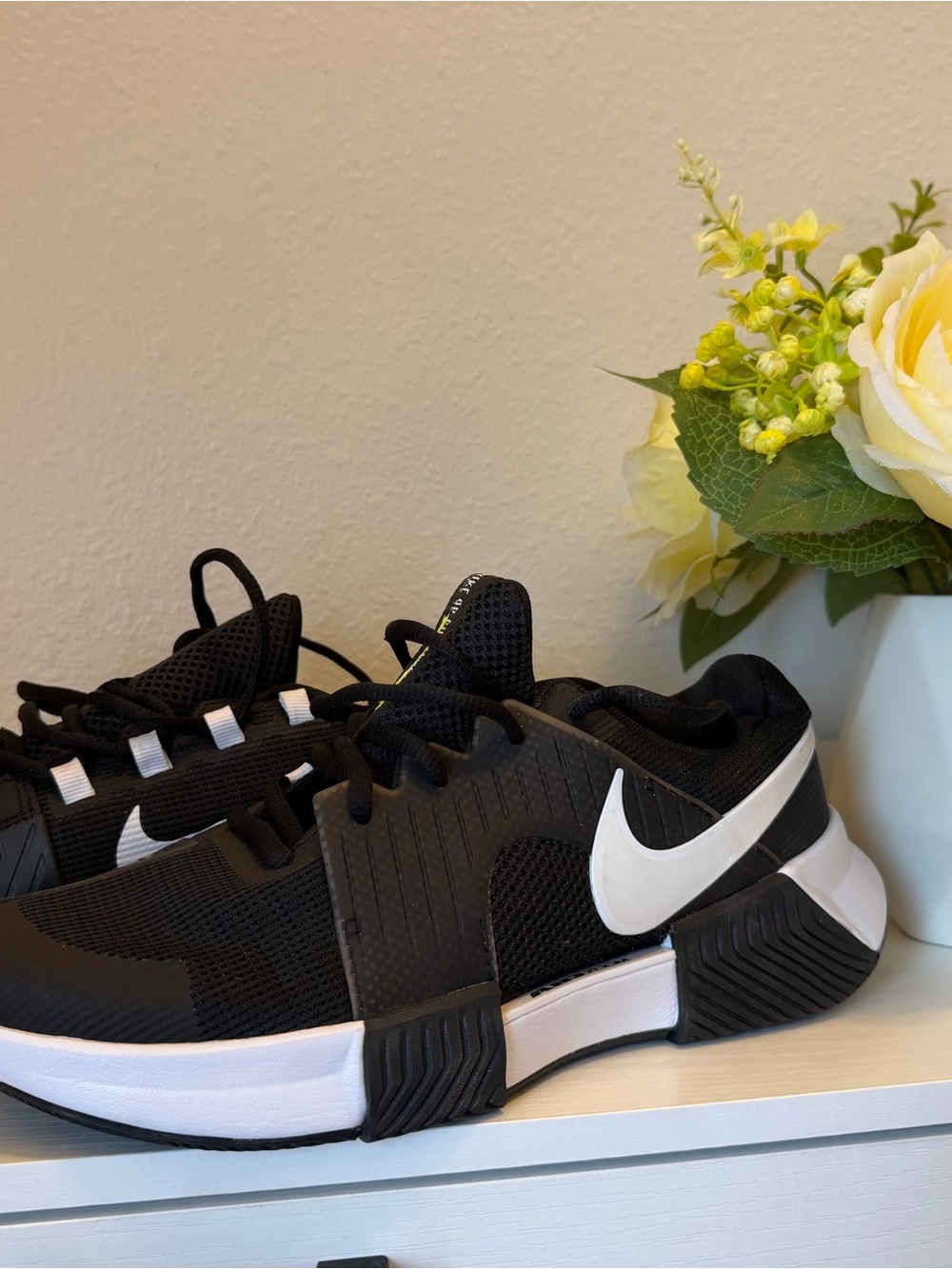 Nike Black and White Women's Training Sneakers